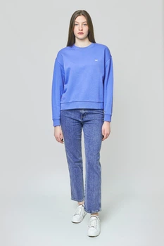 Свитшот Lee Crew Neck Sweatshirt Relaxed Fit (L53LRYSV) Голубой L-00