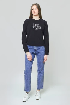 Свитшот Lee Crew Neck Sweatshirt Regular Fit (L53ATX01) Черный L-00