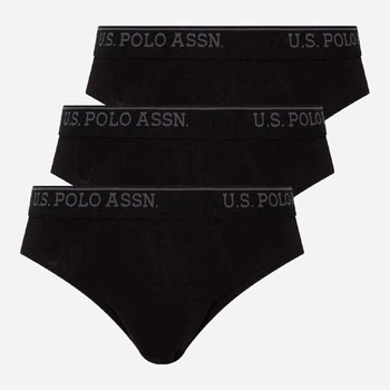 Набір трусів сліпів чоловічих U.S. Polo Assn 83057 M 3 шт Чорний (8680557157475)