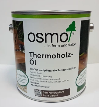 Масло для терас OSMO ТЕРАСИ - ÖL 010 - для термодеревини (натуральний тон) 2.5 л.