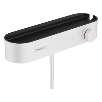 Термостат для душа Hansgrohe Pulsify латунь, белый матовый (24360700)