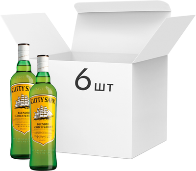 Упаковка віскі Cutty Sark Original 0.7 л 40% х 6 шт (5010504200115)
