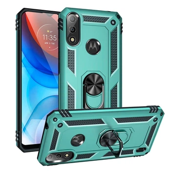 Ударостійкий чохол Shell Ring для Motorola E7 Power / E7i Power Green