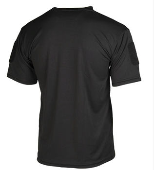 Тактична потовідвідна футболка Mil-tec Coolmax Колір Чорний Розмір XL (11081002_XL)