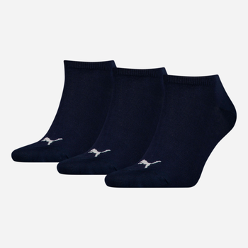 Набор носков Puma Unisex Sneaker Plain 90680727 35/38 3 пары Navy (8718824423029)