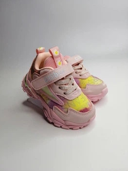 Кроссовки для девочки Clibee 96 Е pink розовые р. 22-13,6 см