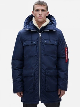 Куртка Alpha Industries N-3B Skytrain Parka MJN48505C1 2XL Replica Blue (640631819994)