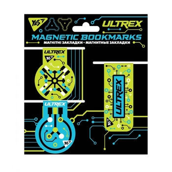 Закладки магнитные YES Ultrex 3 шт (707619)