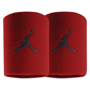 Напульсники Jordan Jumpman Wristbands Red 2 шт. (1 пара) для спорта, игр, тренировок (J.KN.01.605.OS)