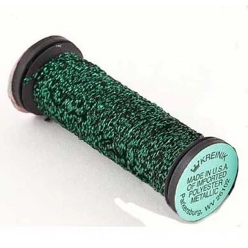 Металізована нитка Kreinik Tapestry #12 Braids Смарагд (009)