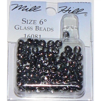 Бісер для вишивки Mill Hill Glass Beads Гагат (16081)