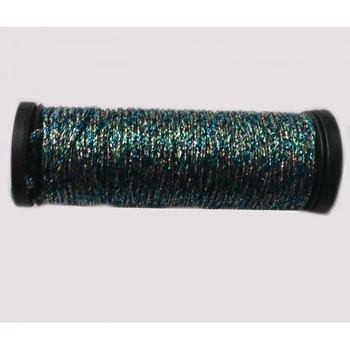 Металізована нитка Kreinik Tapestry #12 Braids Тропічний синій (393)