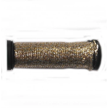 Металізована нитка Kreinik 1/16 Ribbon Золото Ватикану супер блиск (102HL)