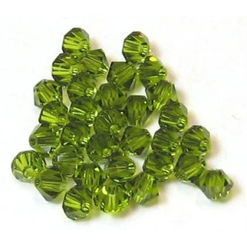 Набір бусин Сваровські CRYSTALLIZED Bicone Beads Олівін (175083)