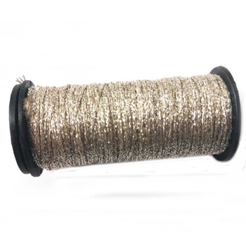 Металізована нитка Kreinik Tapestry #12 Braids Цукор (4005)