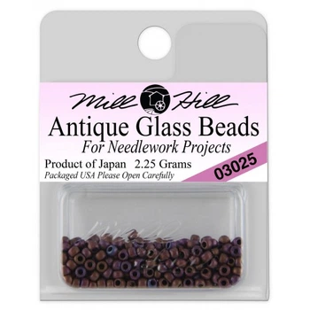 Бісер для вишивки Mill Hill Antique Glass Seed Beads Дика ягода (03025)