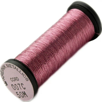 Металізована нитка Kreinik cord Рожевий (007C)
