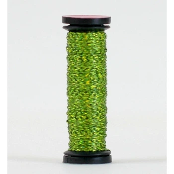 Металізована нитка Kreinik VF#4 Голографічний лазерний лайм (015L)