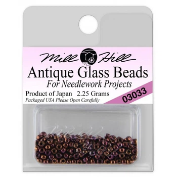 Бісер для вишивки Mill Hill Antique Glass Seed Beads Кларет (03033)