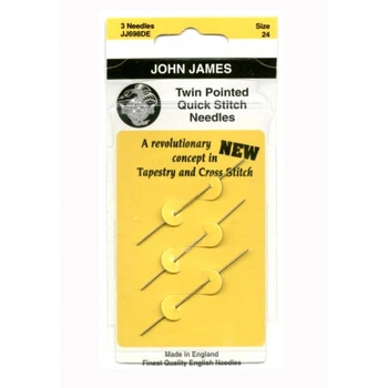 Голки для вишивання John James двосторонні 24 (JJ698DE)