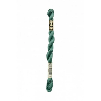 Нитки DMC Perle Cotton Size 5 Блакитно-зелений (502)