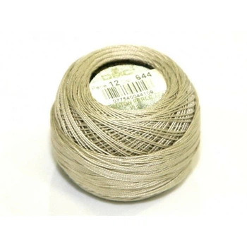 Нитки DMC Perle Cotton Size 12 Бежево-сірий середній (116 12 644)