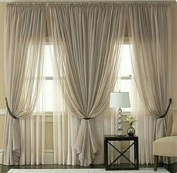Тюль Jolie maison Шифон 2х600х280см Бежевый шампань