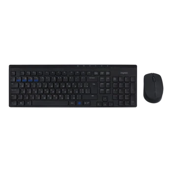 Комплект (клавиатура, мышь) Rapoo 8100M Wireless Black