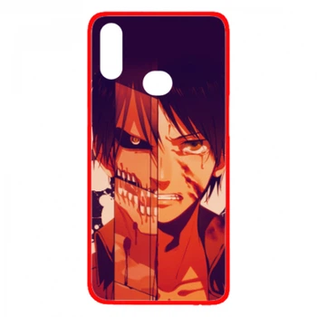 Чохол для Samsung A10s Attack on Titan heroes Червоний