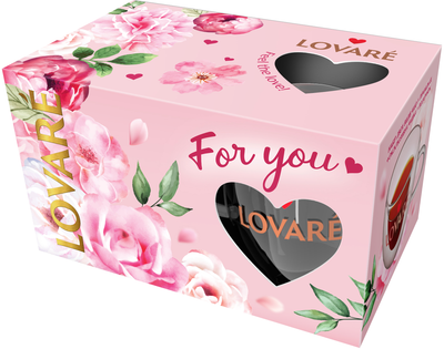 Подарочный набор Lovare For You - чай в пирамидках + чашка (4823115401298)  – ROZETKA – купить в Киеве с доставкой по Украине