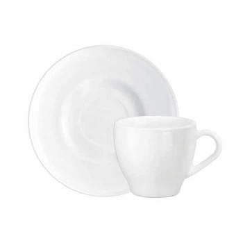 Набор чашек белых Капуччино сет Bormioli Rocco "AROMATECA ICON WH CAPP.SET 6+6". У коробке 6 чашок 220 мл та 6 блюдцев Ø 145 мм.