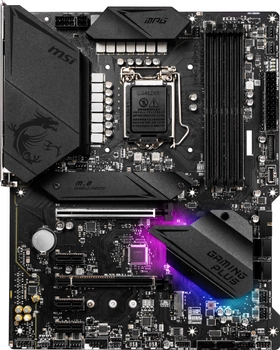 Материнська плата MSI MPG Z490 Gaming Plus (s1200, Intel Z490, PCI-Ex16)