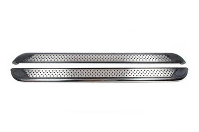 Бокові пороги Maydos V2 (2 шт., нерж) для Jeep Grand Cherokee WK2 2010-2021 рр