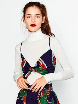 Топ женский Zara 04043272401 M-L Принт (ZP04043272401980)