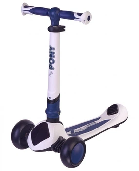 Самокат Pony со светящейся платформой и широкими колесами светящийся самокат Maraton белый