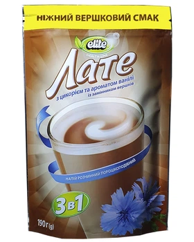 Лате Elite з цикоріем та ароматом ванілі 190г (56283)
