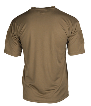 Тактична потовідвідна футболка Mil-tec Coolmax колір койот розмір XL (11081019_XL)