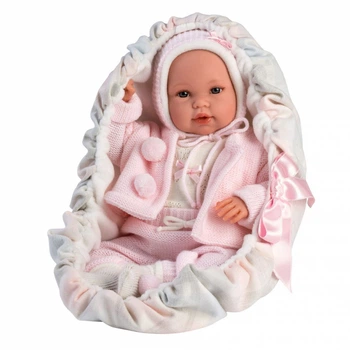 Пупс Llorens Baby con portabebes, 36 см (63640)