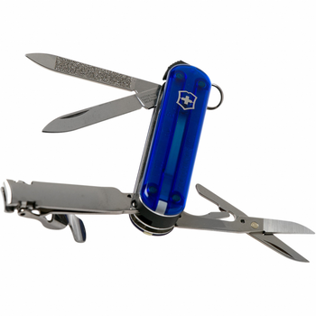 Ніж Victorinox NailClip 580 Transparent Blue (0.6463.T2L19)