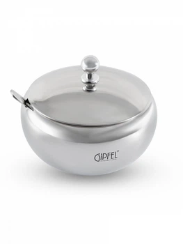 Сахарница GIPFEL Familia 0.42 л стальная (7122)