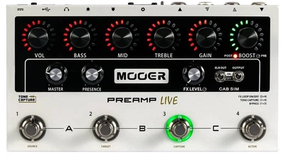 Процессор для электрогитары MOOER Preamp Live 92361
