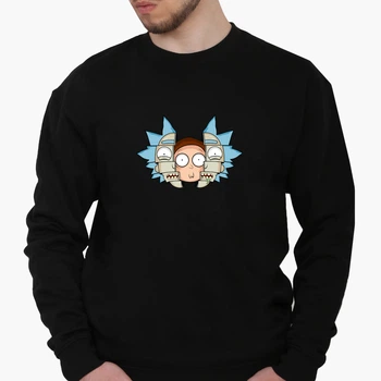 Свитшот мужской Рик и Морти (Rick and Morty) (8771-2068) Черный M