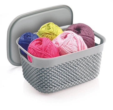 Кошик для зберігання Drop Design з кришкою (23,5 x 17,5 x 12 см) 3,3 л, M-1162