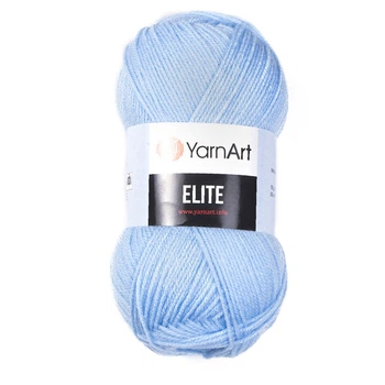 Пряжа YarnArt Elite 100 г, 300 м, Голубая 215, 1 моток (YAR-043294)