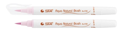 Маркер-пензель акварельний STA 3700 Aqua Natural Brush 3700 рожева пудра 10 шт. (STA3700-10)