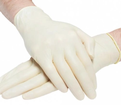 Перчатки MEDICARE латексные нестерильные припудренные р.M (50пар)