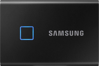 Samsung Portable SSD T7 TOUCH 2TB USB 3.2 Type-C (MU-PC2T0K/WW) External Black