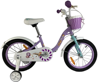 Велосипед детский RoyalBaby Chipmunk MM Girls 16" Фиолетовый (CM16-2-purple) (6970962662162)