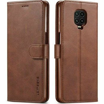 Чехол LC.IMEEKE Wallet Case для Xiaomi Redmi Note 9 Pro / Note 9 Pro Max / Note 9s - Brown
