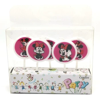 Свечи для торта Petit Candles, фигурные "Минни Маус", набор из 5 шт.